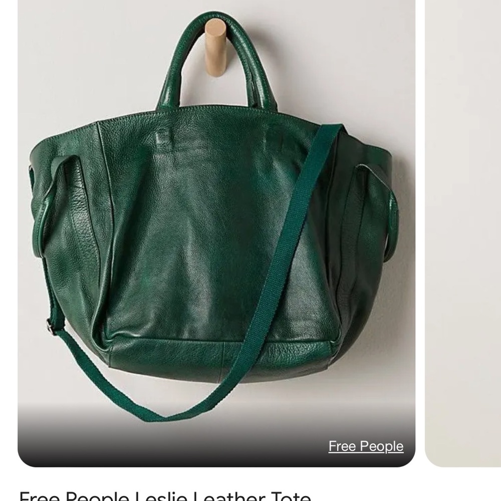 Leather tote